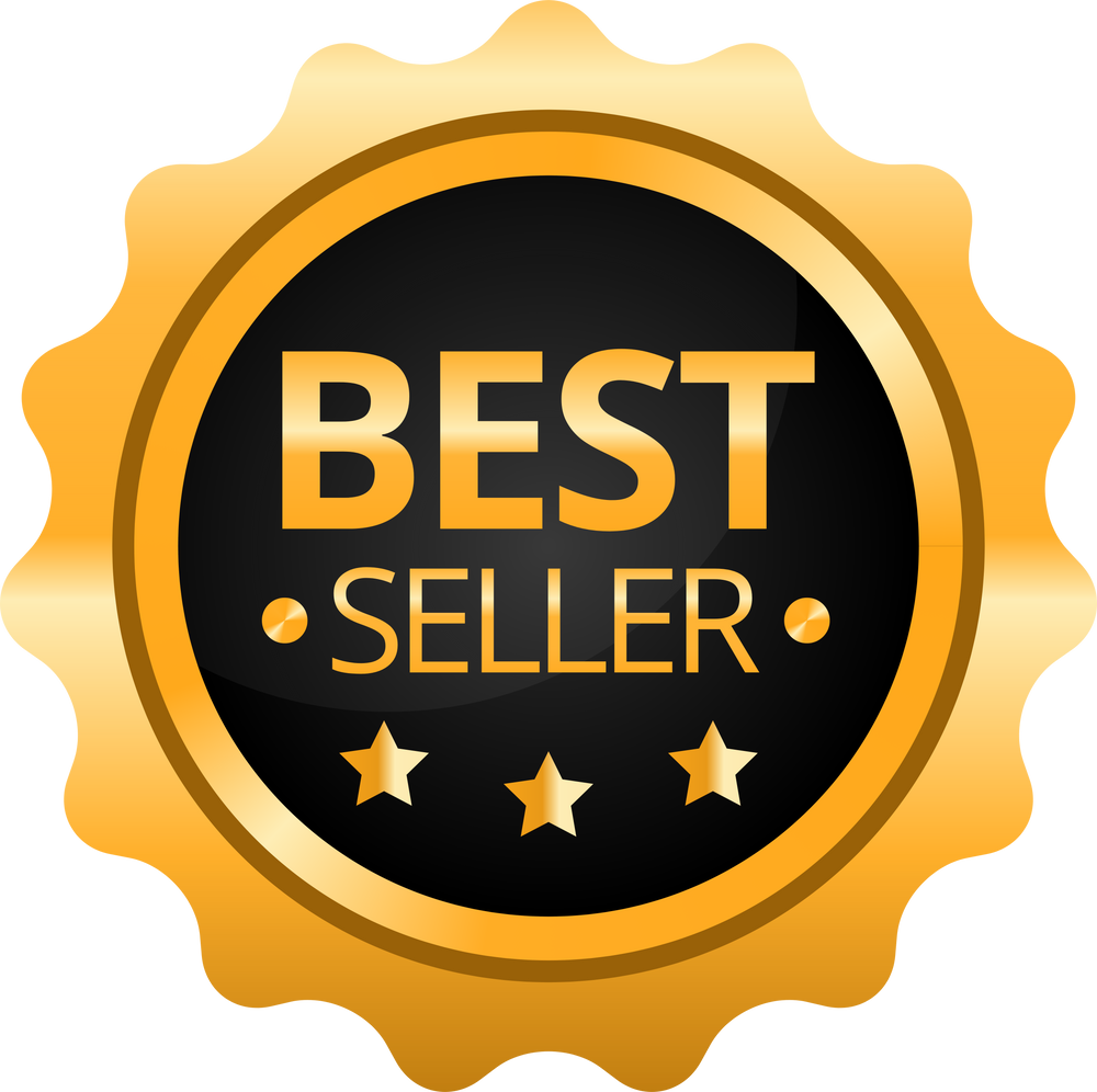Best seller golden badge